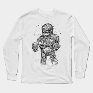 Alien Space Guy From Another Dimension Gift for Holiday fun Long Sleeve T-Shirt